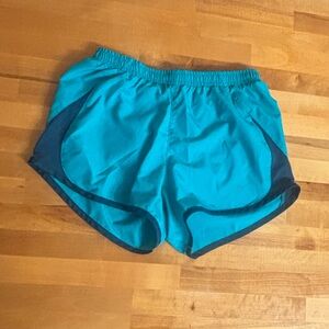 Nike Teal and Navy Athletic Shorts